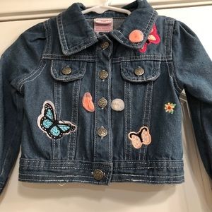 NWOT Nanette Kids Embellished Jean Jacket Size 3T